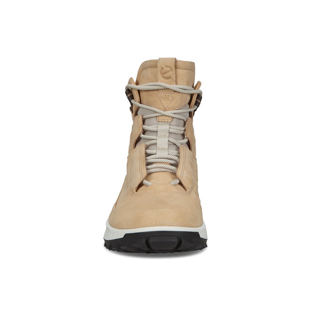 Tenis De Montaña Hombre - ECCO Exostrike Mid Boot - Beige - GVE921360